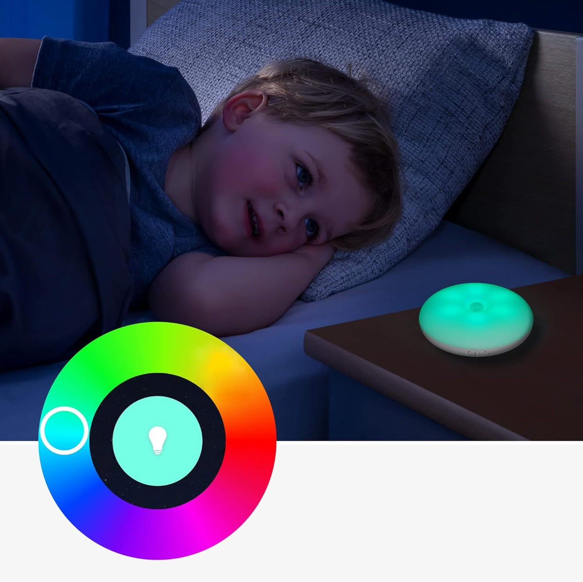 REER lampka z czujnikami zmierzchu i ruchu Bluetooth i aplikacja
