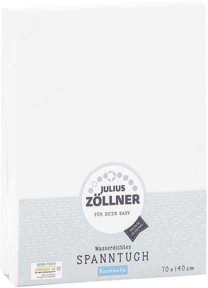 JULIUS ZOLLNER sábana impermeable 70x140 para bebé