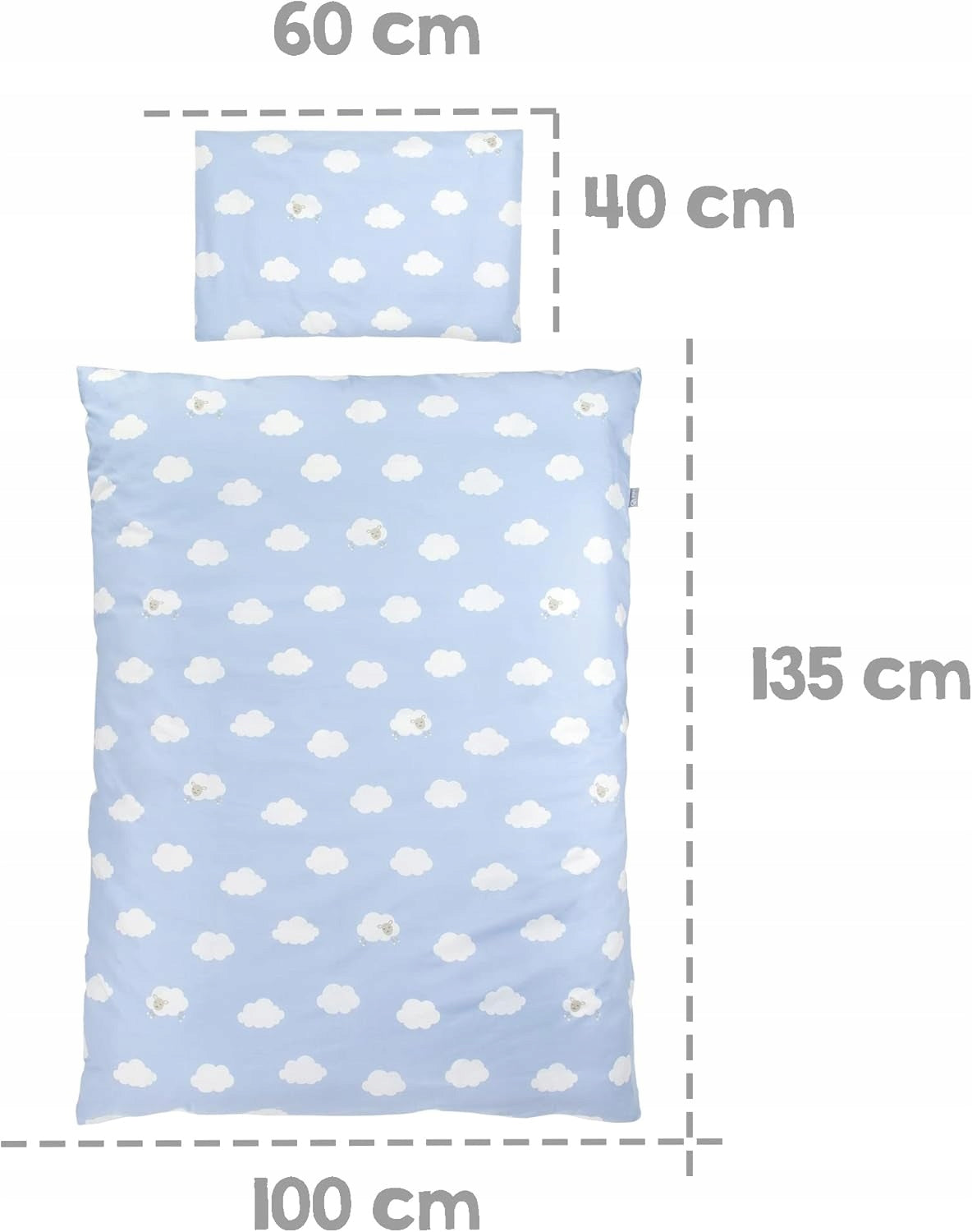 ROBA set de lenjerie de pat 2 piese 100x135 / 40x60