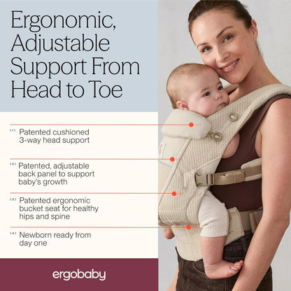ERGOBABY ADAPT SoftFlex MESH portabebés ergonómico 3,2-20 kg