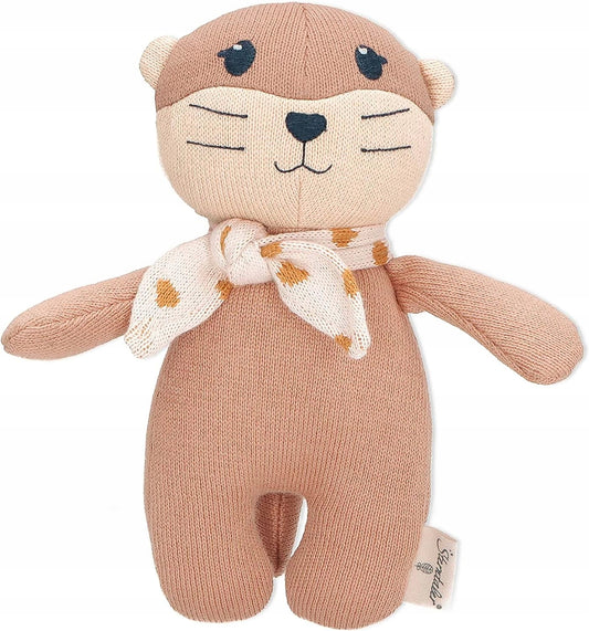 STERNTALER Otter Otti KNUFFELDOEK van biologisch katoen 18 cm "N