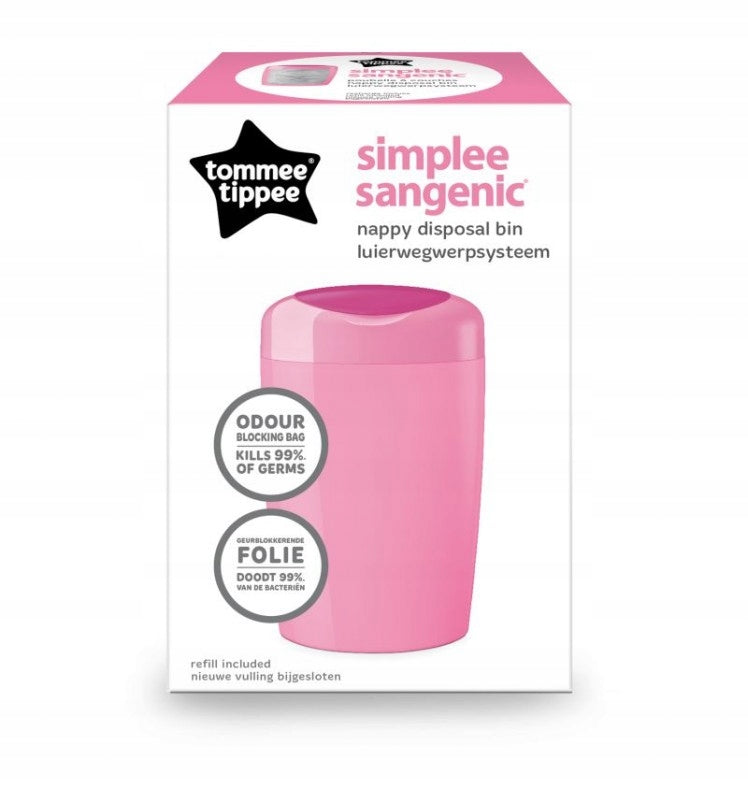 TOMMEE TIPPEE simplee sangenic poubelle à couches usagées + recharge