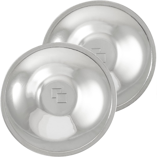 SILVER CUPS zilveren tepelkapjes XL