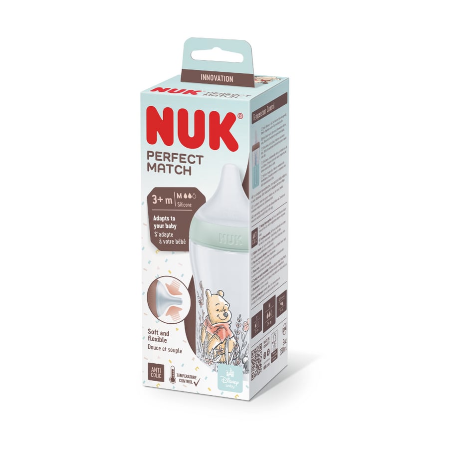 NUK Perfect Match Disney Kubuś Puchatek — opakowanie butelki