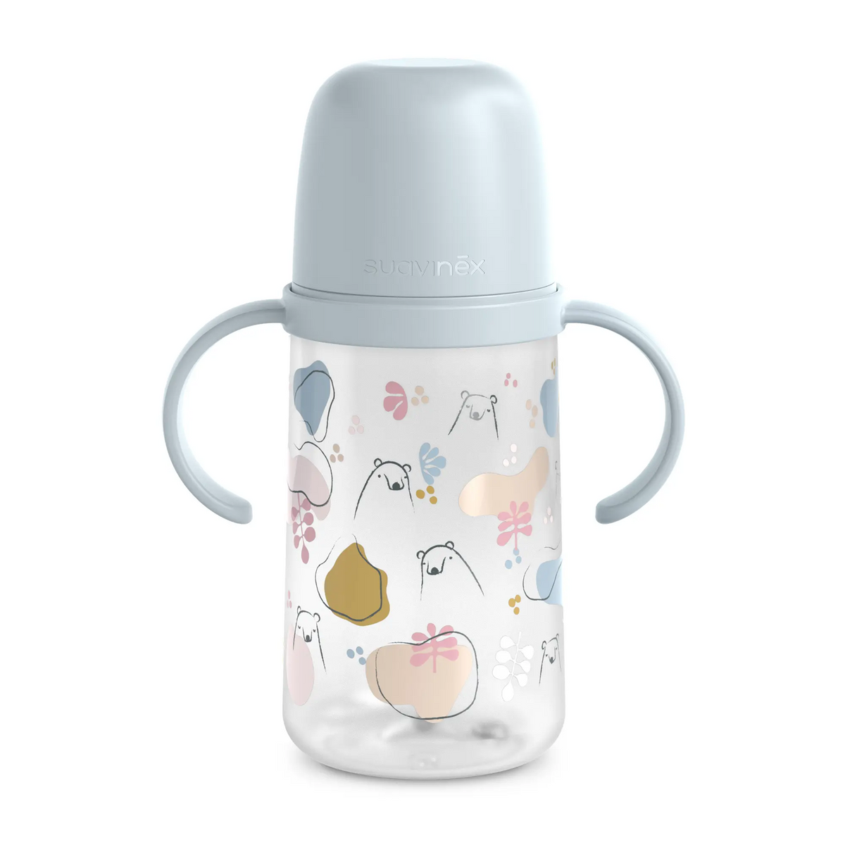 SUAVINEX tazza antigoccia con beccuccio e manici 270 ml 6 m+