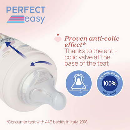 CHICCO biberón Perfect Easy 4m+ 300ml