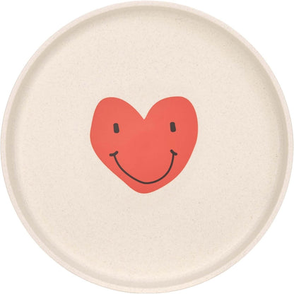 LASSIG Happy Heart farfurie fără plastic și celuloză 17,8 cm
