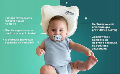 KOALA BABYCARE cojín para bebé 0+ con funda