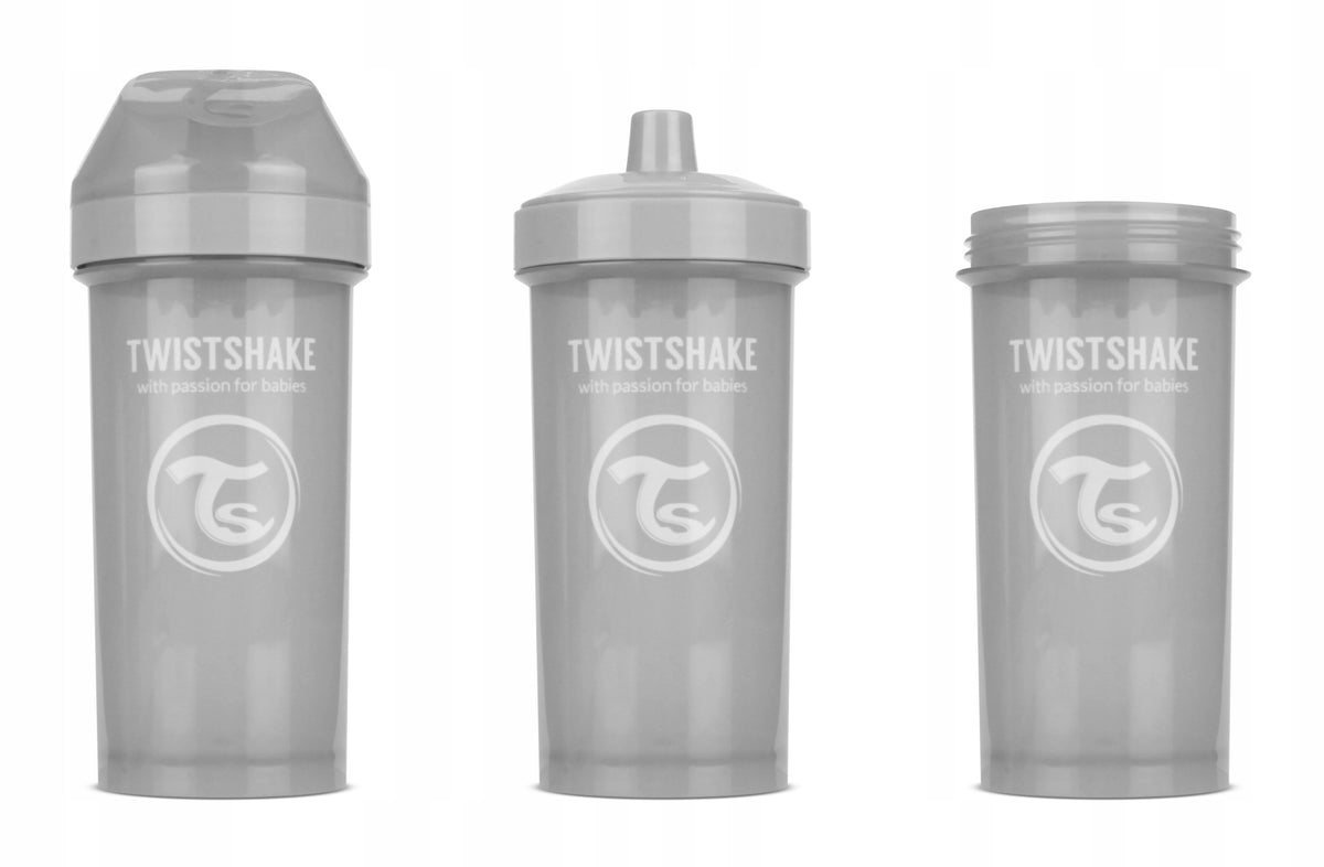 TWISTSHAKE cană anti-vărsare 360 ml 12m+ cu pai KID CUP