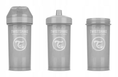 TWISTSHAKE cană anti-vărsare 360 ml 12m+ cu pai KID CUP