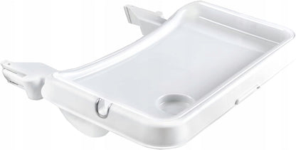 HAUCK Alpha+ Tray zestaw akcesoriów do krzesełka do karmienia biały stolik 3w1 z tacą do krzesełka Hauck Alpha+ i Beta+