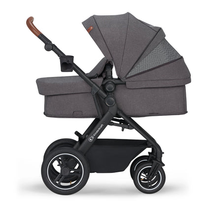 KINDERKRAFT B-TOUR 3-in-1 multifunctionele kinderwagen tot 22kg + autostoeltje MINK PRO