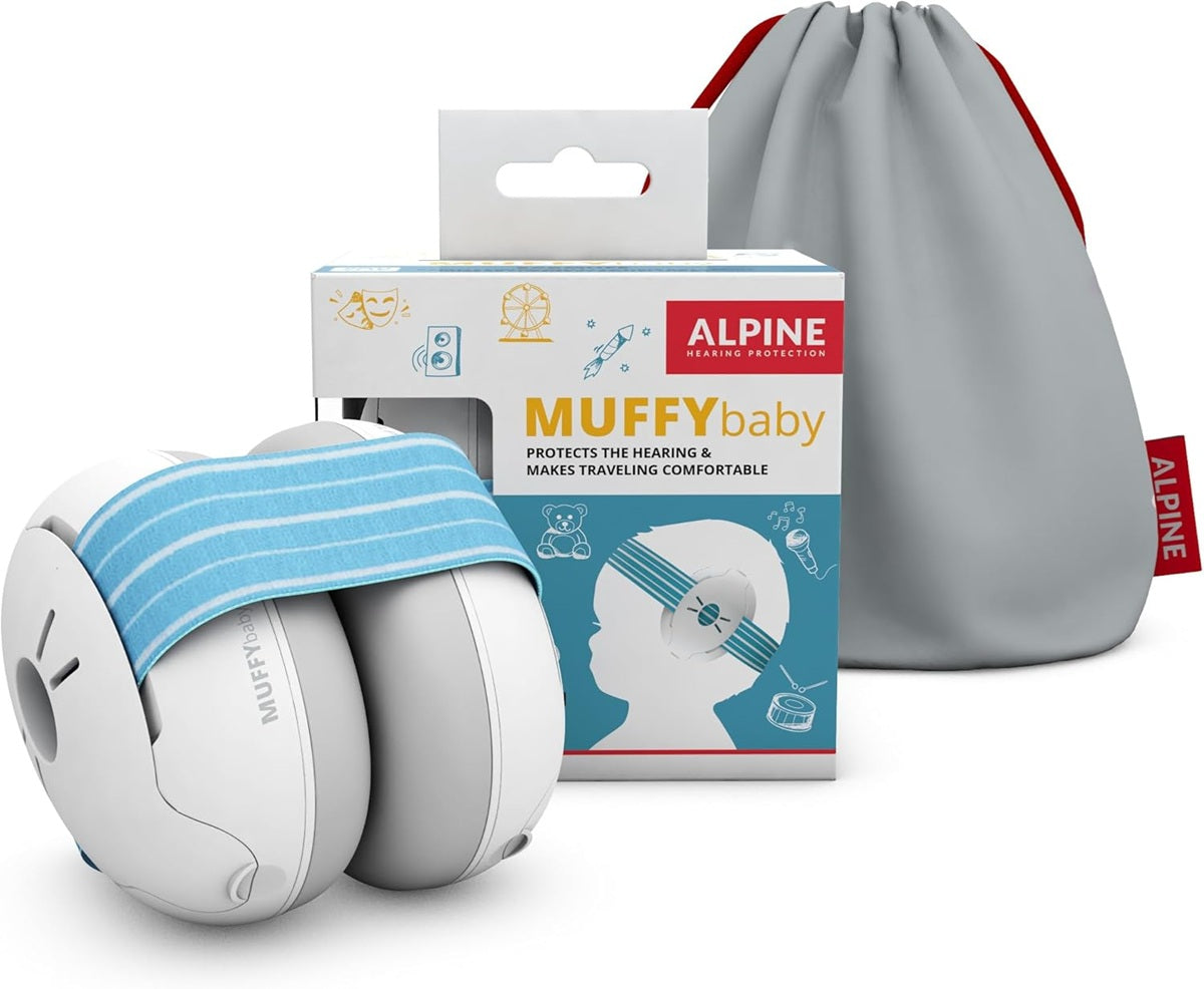 ALPINE Muffy Baby Gehoorbescherming voor Kinderen 0-36 Maanden 23db + Etui