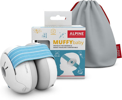 ALPINE Muffy Baby Gehoorbescherming voor Kinderen 0-36 Maanden 23db + Etui