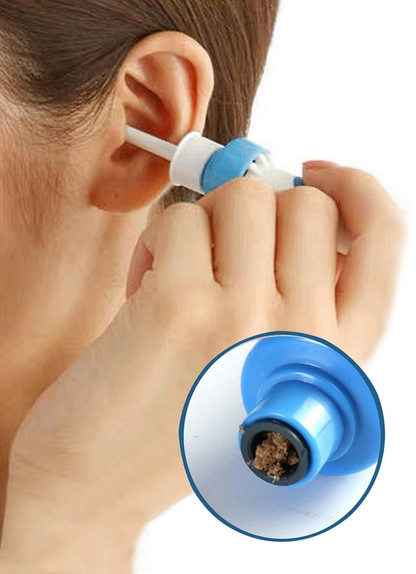 C-EARS dispositivo elettrico per la pulizia delle orecchie + custodia e spazzolino