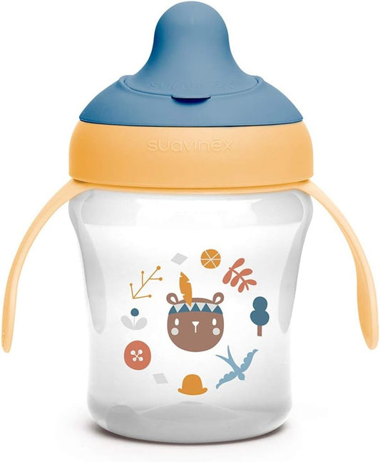 SUAVINEX Learning Cup cană anti-picurare cu gură rigidă 200 ml 6 luni+