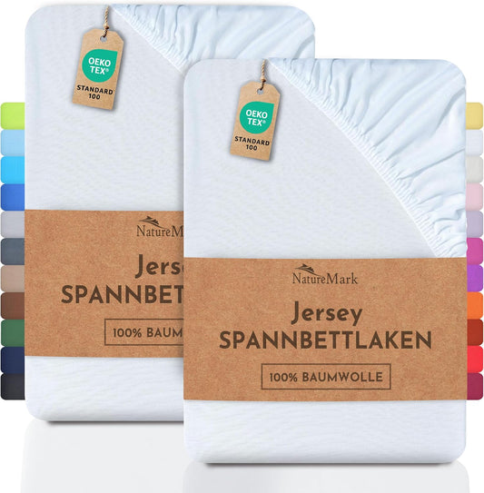 NATUREMARK fitted sheet x2