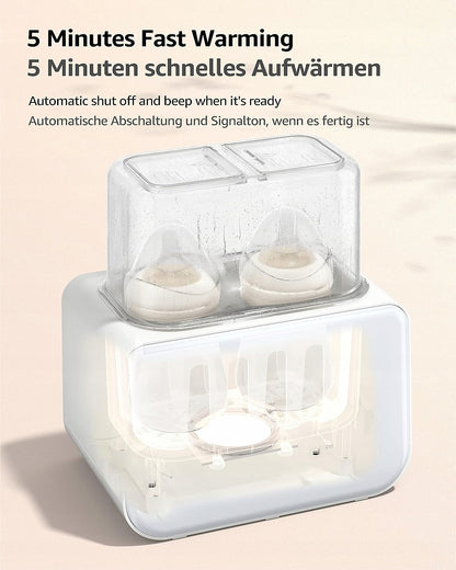 KYG 6 in 1 doppio sterilizzatore scaldabiberon
