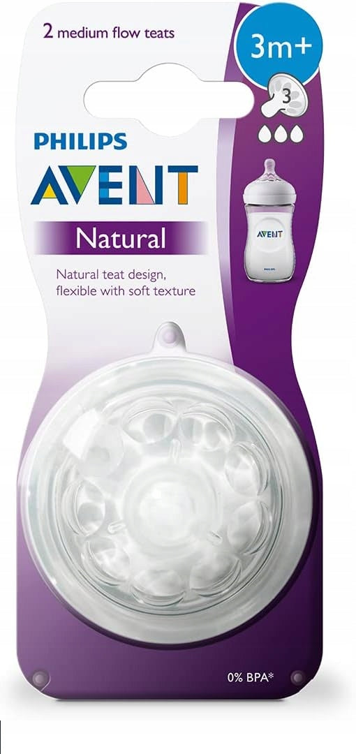 PHILIPS AVENT Chupetes Natural 3m+ x2