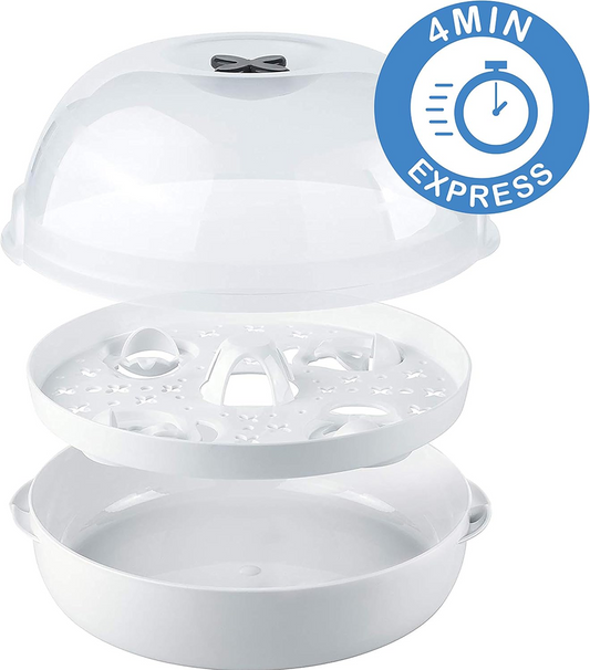 TIGEX Express magnetronsterilisator 5 flessen en accessoires 4 minuten