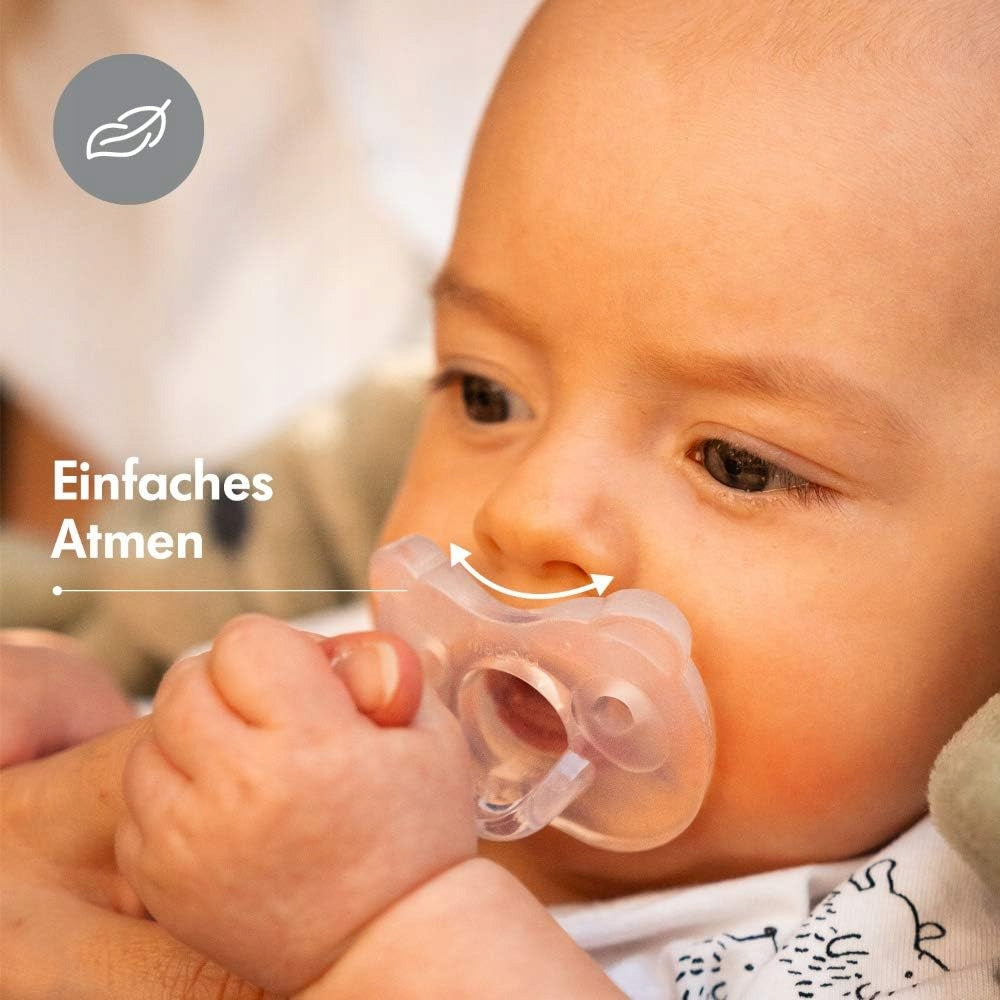 MEDELA smoczek uspokajający x 2 silikon 0-6msc dla niemowląt, delikatny i wolny od BPA
