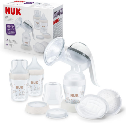 NUK handkolf + Perfect Match flessen 150ml set