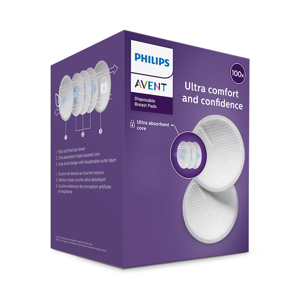 Tampoane de unică folosință Philips Avent alb 100 buc.