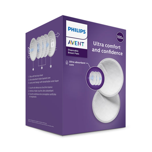 Jednorazové vložky Philips Avent biele 100 ks