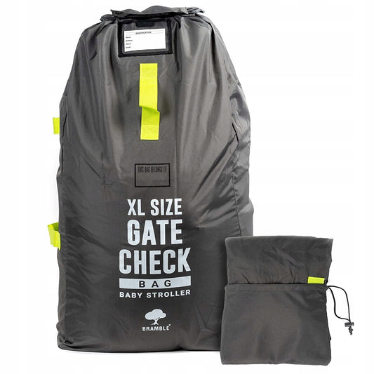 BRAMBLE torba transportowa do samolotu do wózka 120x58cm XL, duża torba gate check dla wózka dziecięcego