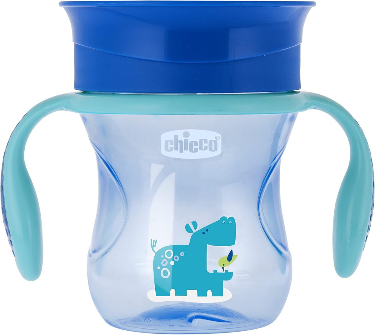 CHICCO Perfect Cup vaso antiderrame con boquilla 360 grados 200 ml 12 m+