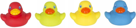 PLAYGRO Bright Baby Duckies rubberen badeendjes 6 m+ 4 stuks