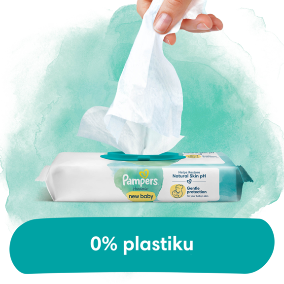 PAMPERS HARMONIE salviettine umidificate NEW BABY x46