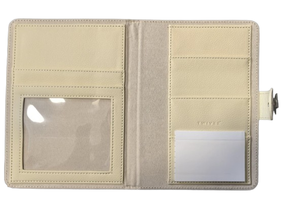 TWIVEE Love étui pour carte de grossesse en cuir synthétique 15,5 x 21 cm