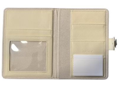 TWIVEE Love étui pour carte de grossesse en cuir synthétique 15,5 x 21 cm