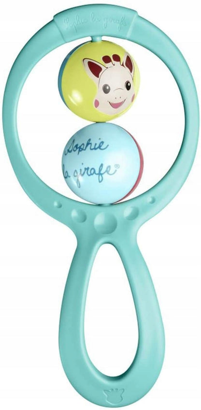 SOPHIE LA GIRAFE coffret pour bébé anneau de dentition naturel hochet attache