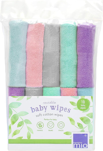 BAMBINO MIO reusable wipes x10