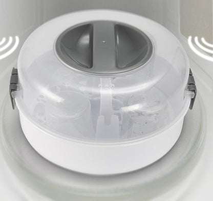 ALECTO BW-04 magnetronsterilisator voor 4 flessen + tang en maatbeker