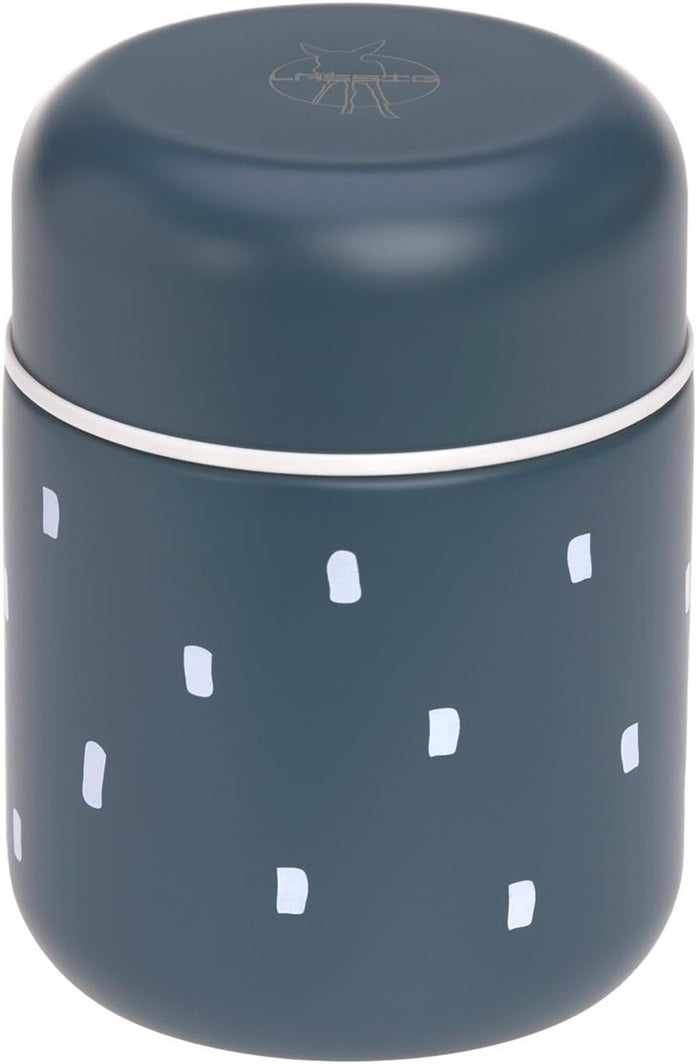 LASSIG Food Jar Happy Prints RVS LUNCHTHERMOS 350 ml