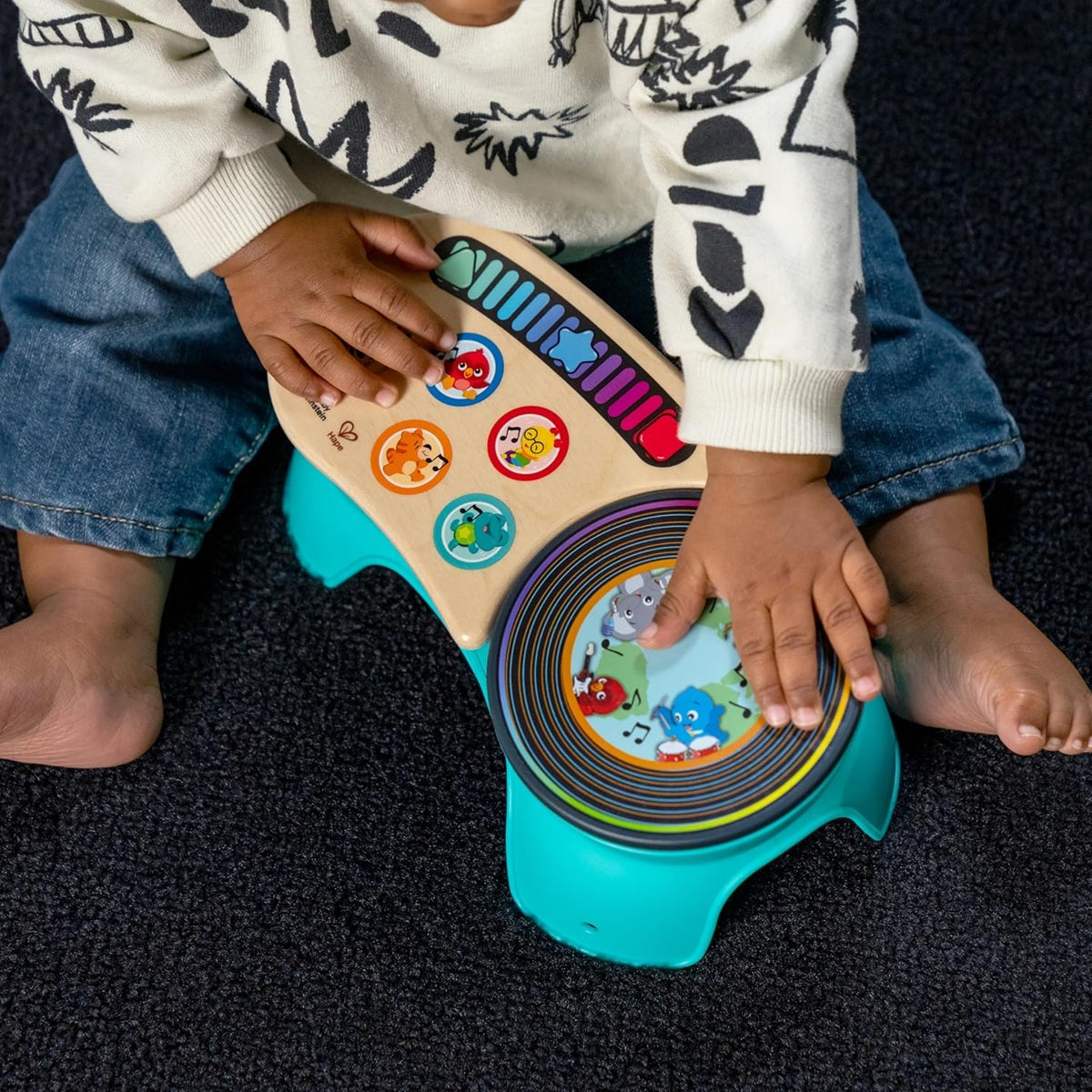 BABY EINSTEIN DJ Discovery houten touch console 50 melodieën en geluiden