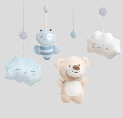 INTERBABY mobile musical pour lit bébé OURS et NUAGES