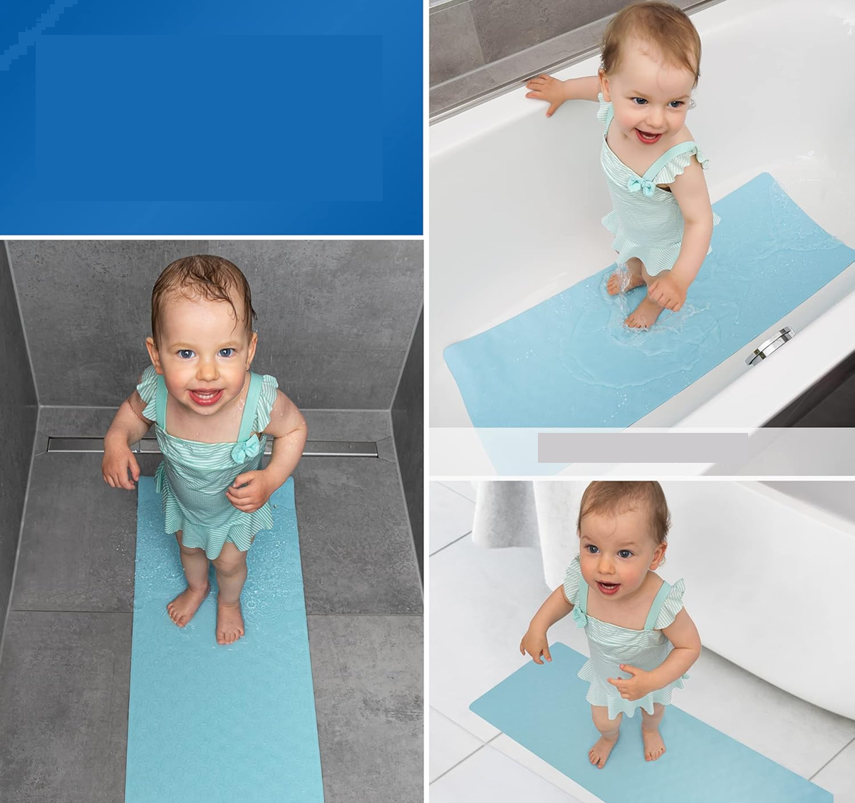 REER MyHappyBath XXL antislipmat voor bad en douche 36x97 cm