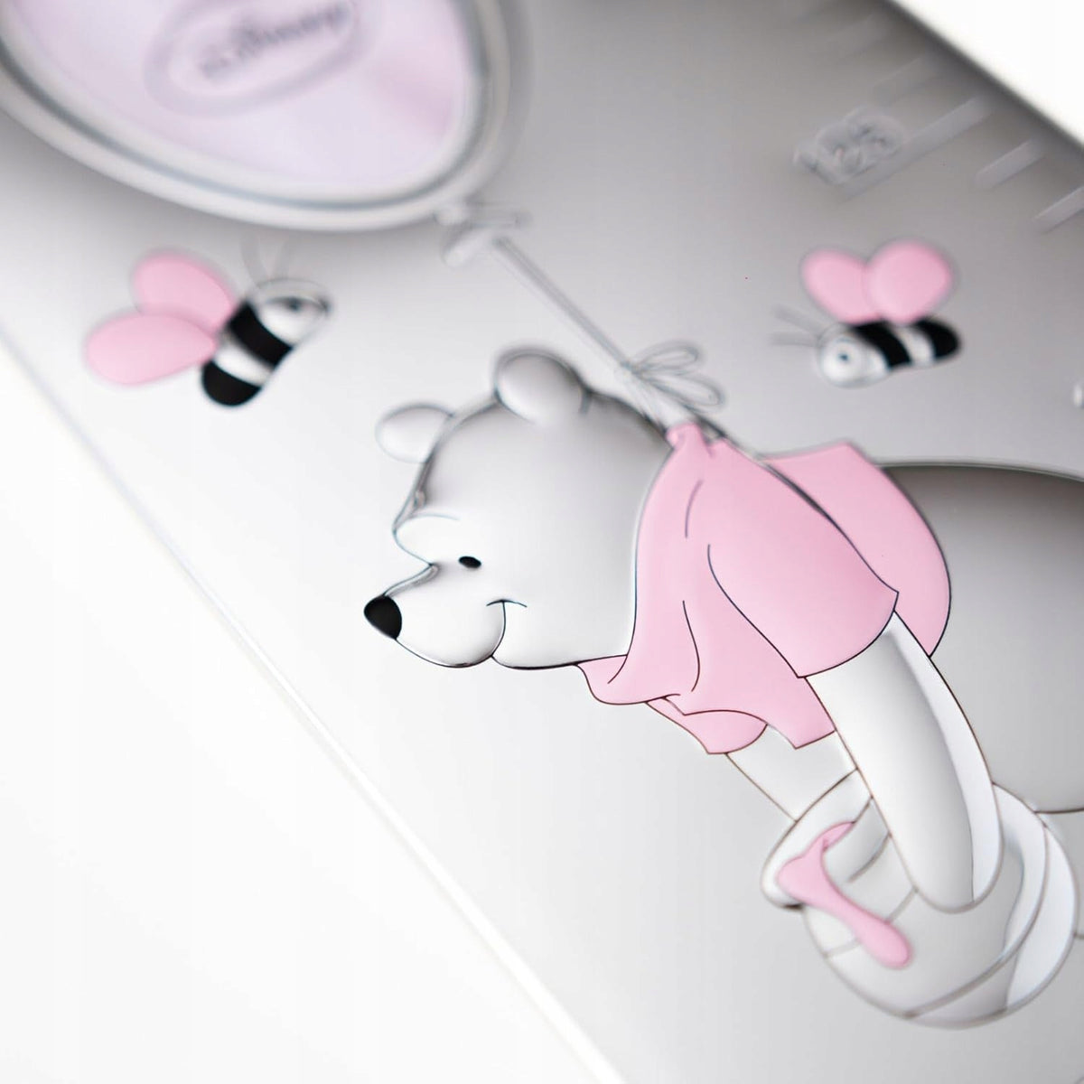 VALENTI Disney Winnie de Poeh groeimeter van zilver en hout 140 cm