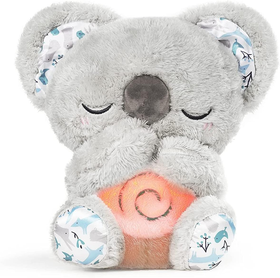 AUBY schlafender KOALA mit Bewegung, Schlaflieder, Nachtlicht 25 cm