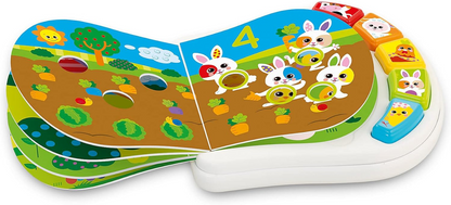 CHICCO Counting Farm elektronische educatieve boek 19 x 19,5 cm