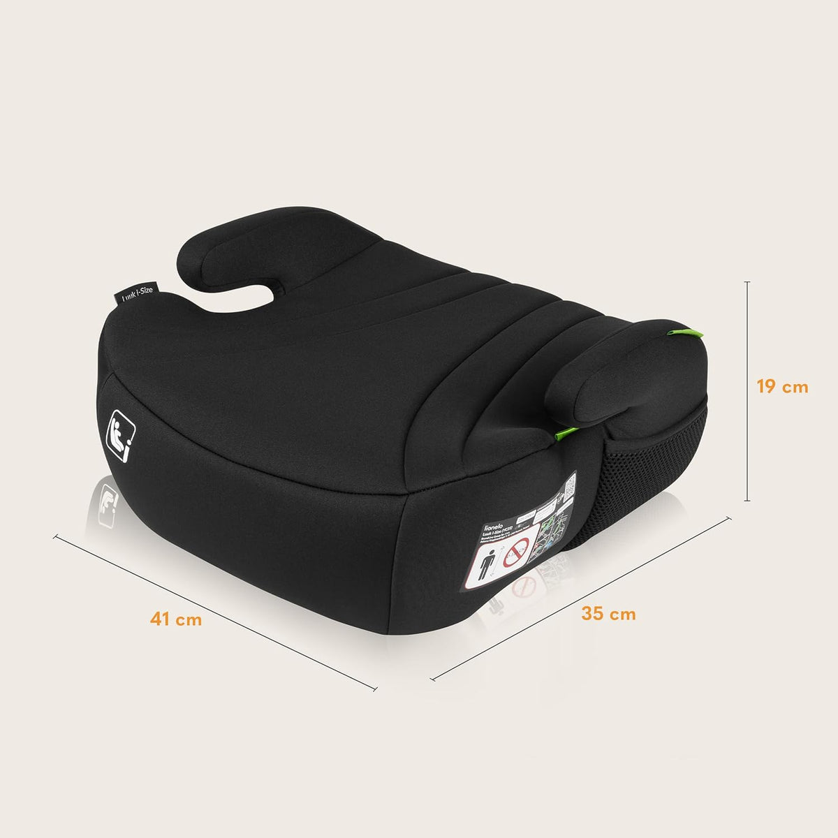 LIONELO LUUK I-SIZE autostoel VERHOGER tot 36kg