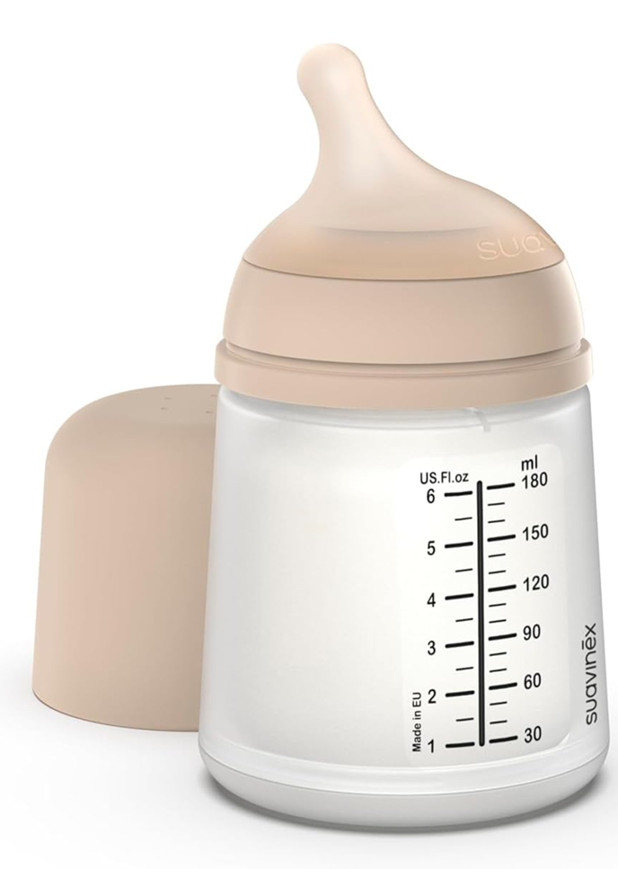 SUAVINEX μπιμπερό ZERO ZERO 180 ml Αργή Ροή (S)