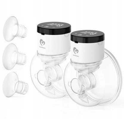 BELLABABY laktator elektryczny muszlowy bezprzewodowy x2, bez użycia rąk, przenośny, BPA free