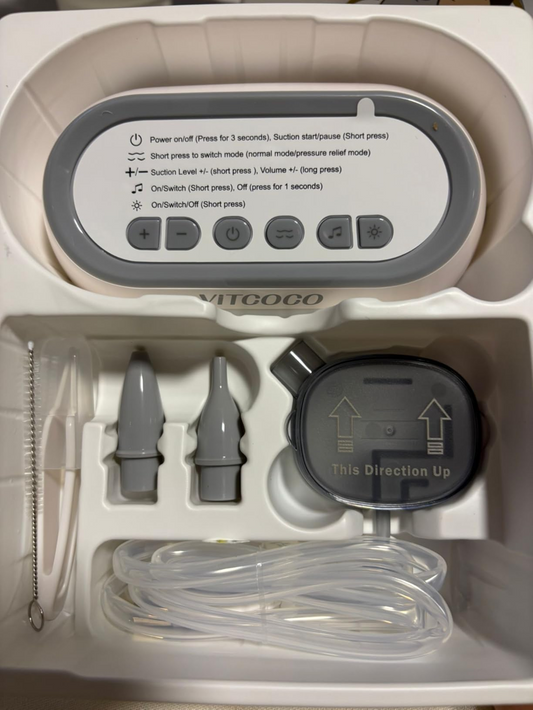 VITCOCO elektrische neusaspirator met nachtlampje