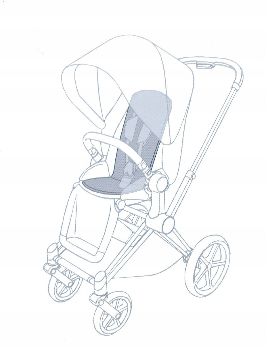 CYBEX PLATINUM inserto traspirante per passeggino
