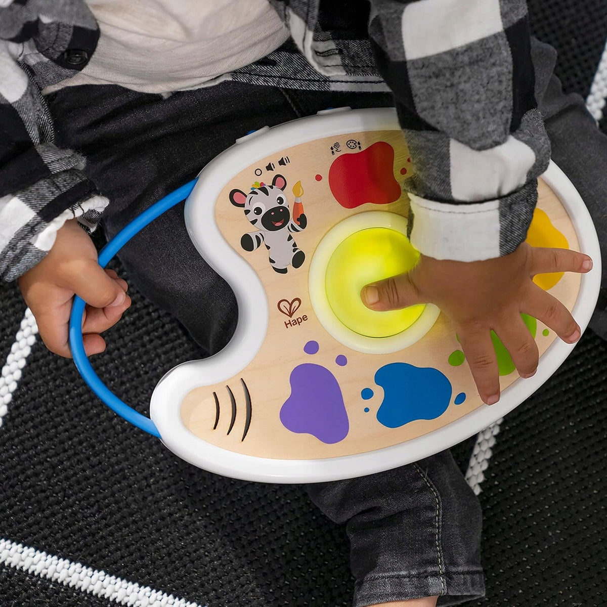 HAPE Magic Touch tavolozza musicale in 3 lingue 17,5 x 27 cm